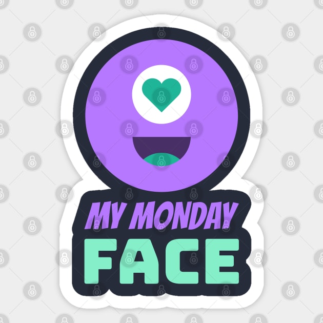 My Monday Face | Happiness Sticker by GaryVeeApparel